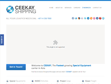 Tablet Screenshot of ceekayline.com